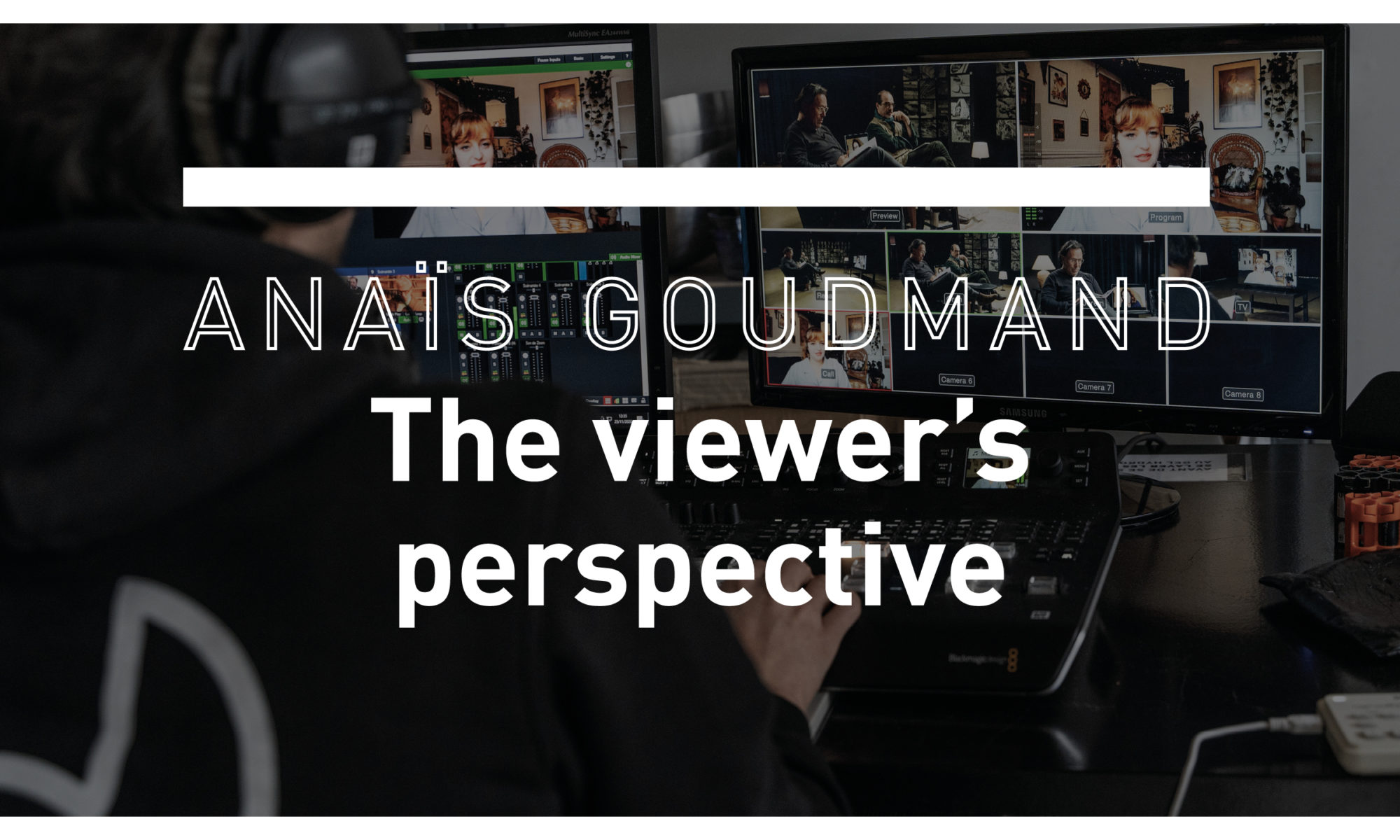 The viewer's perspective by Anaïs Goudmand